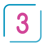 Number three inside blue box