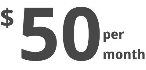 $50 per month