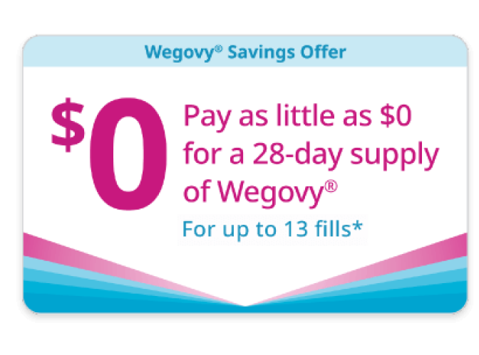 Wegovy™ patient saving card