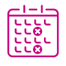 Calendar with two days circled icon