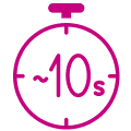 10 second timer icon