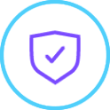 Blood drop and down arrow icon