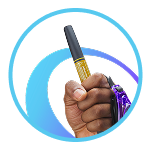 Alheemo injection Hand holding Alhemo® pen