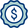 Saving money icon