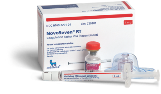 NovoSeven® RT medication box