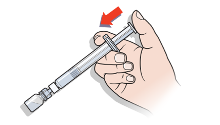 Hand mixing the diluent with NovoSeven® RT powder