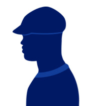 Silhouette of man