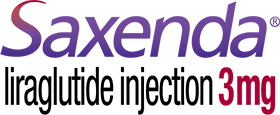 Saxenda® liraglutide injection 3 mg logo
