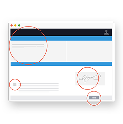 Sample request order details screenshot